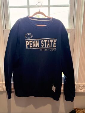 Colosseum Penn State Navy Crewneck Sweatshirt